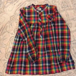 Polarn O. Pyret Multicolor Plaid Kids Dress